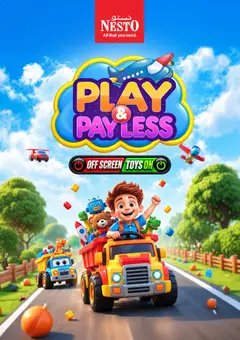 Preview of Nesto catalogue PLAY & PAY LESS valid from 15 Sep, 2026