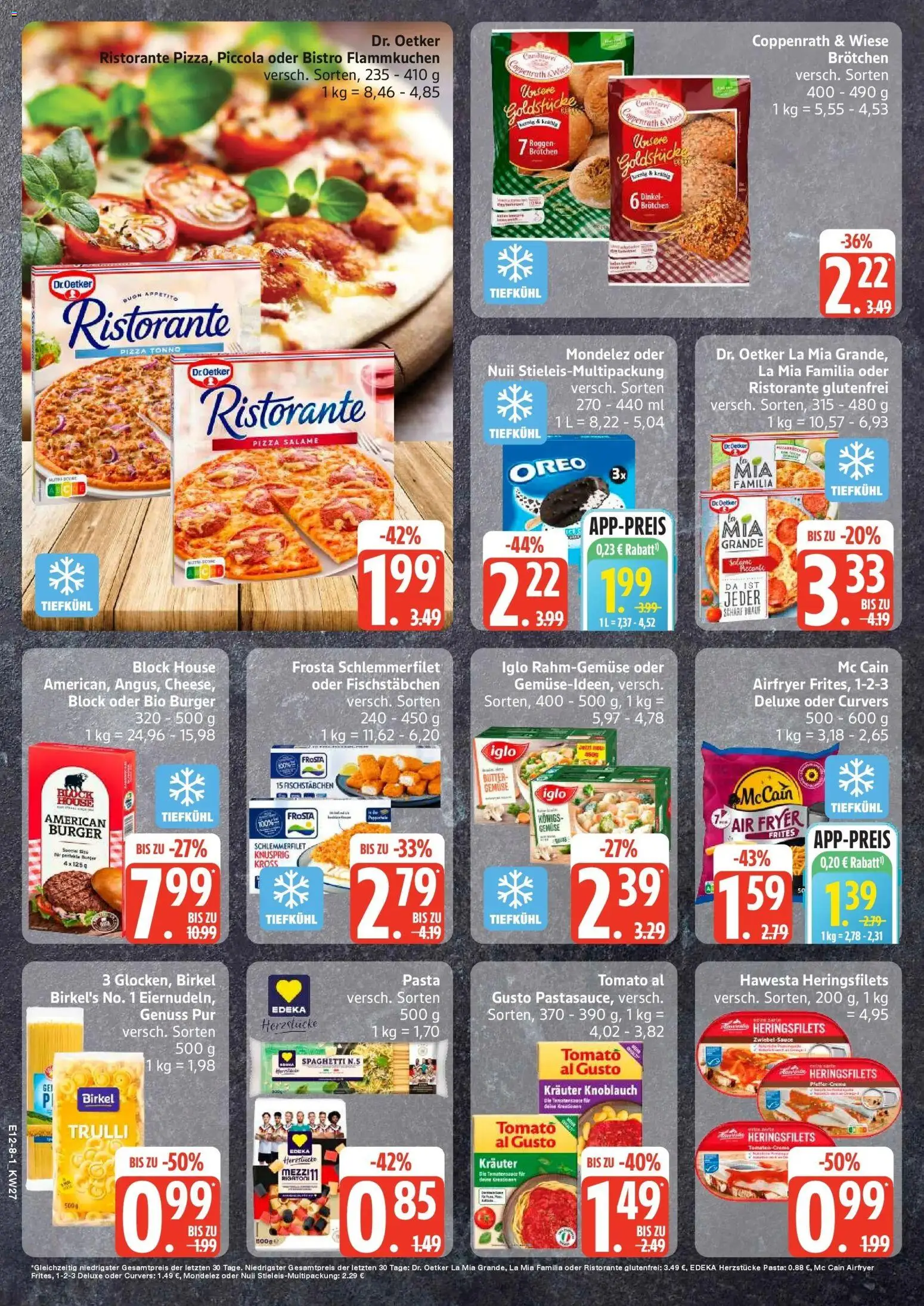 Edeka - EDEKA: Wochenangebote – gültig ab 28.06.2026 | Seite: 8 | Produkte: Butter, Iglo, Tür, Burger