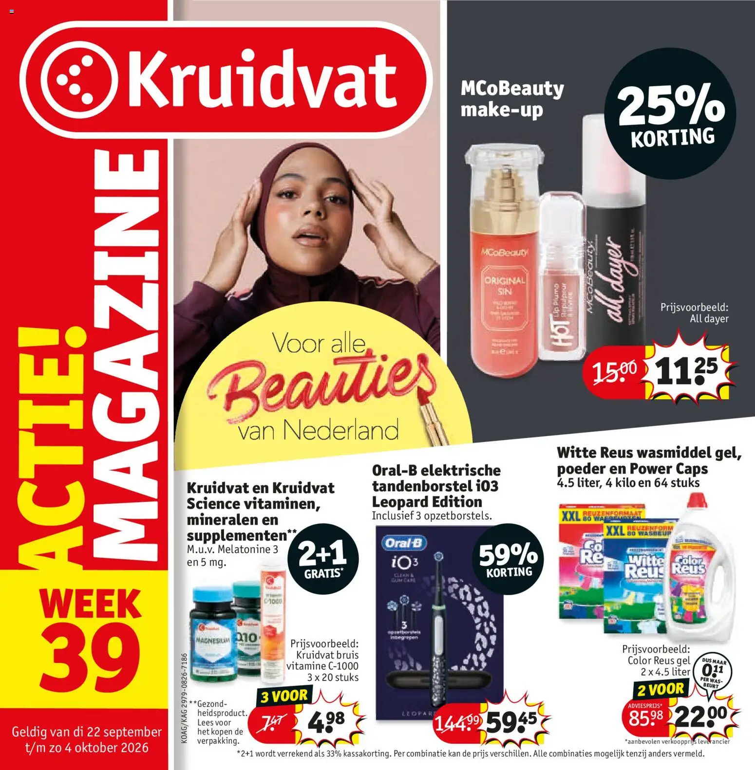 Kruidvat Maandag 21 September Voordeelacties