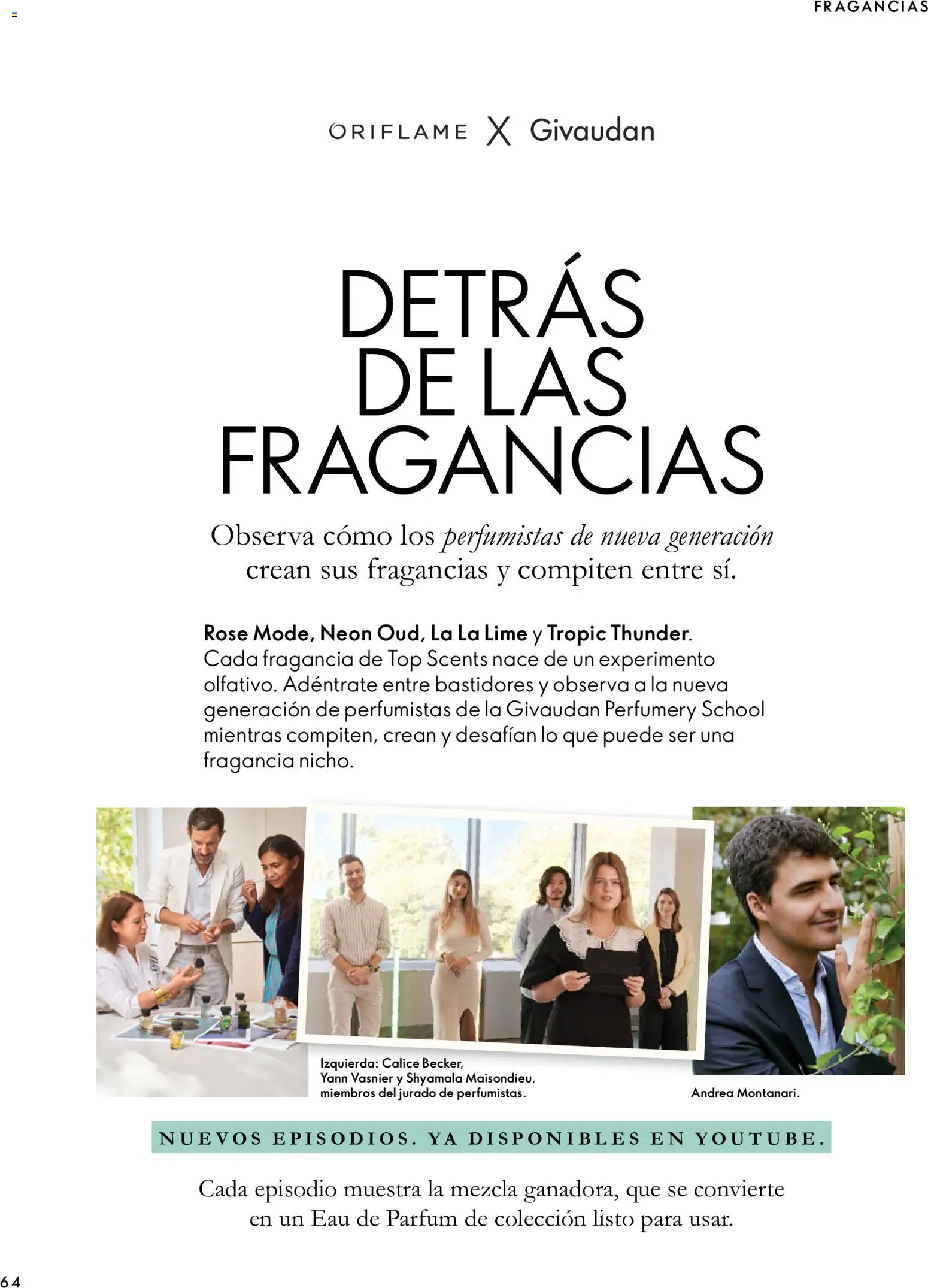 Oriflame - Catálogo Campaña 14 │ válido desde el 07/10/2026 | Página: 64 | Productos: Fragancia, Eau de parfum