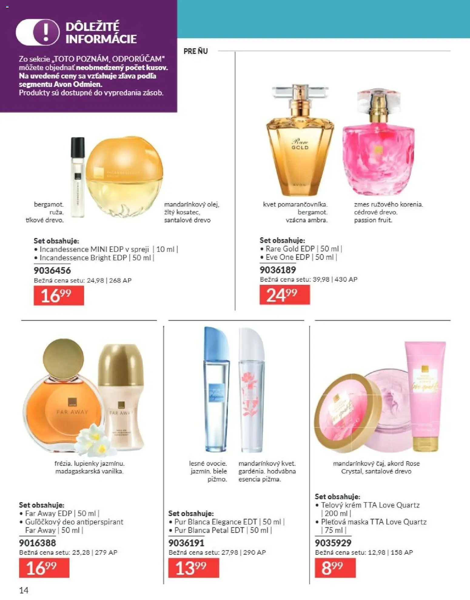 Nové Avon akcie – leták je platný od 01.07.2026 | Strana: 14 | Produkty: Maska, Telový krém, Antiperspirant, Krém