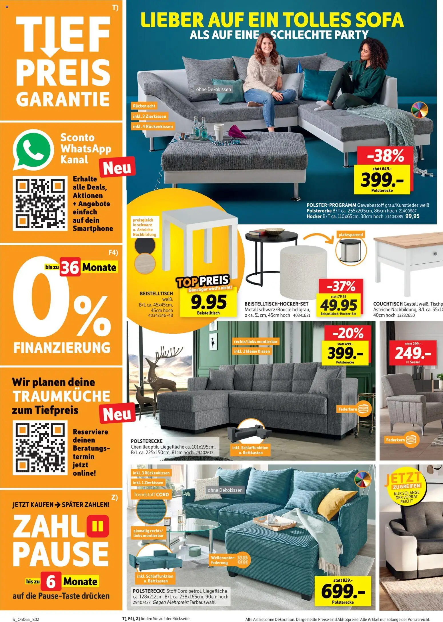 Sconto Prospekt – gültig ab 10.06.2026 | Seite: 2 | Produkte: Geschirrspüler, Einbauküche, Maggi, Kühlschrank