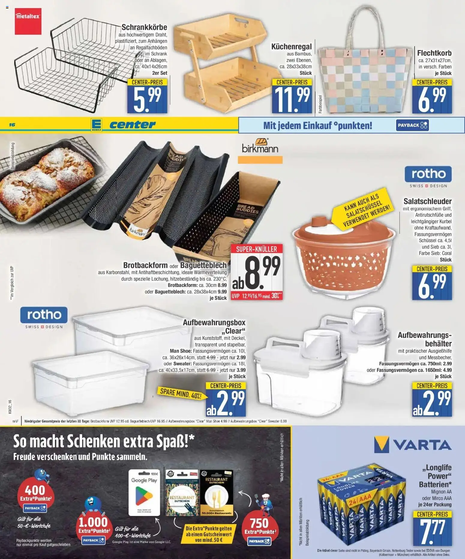 E center Prospekt Weißenburg | Seite: 16 | Produkte: Coral, Schrank