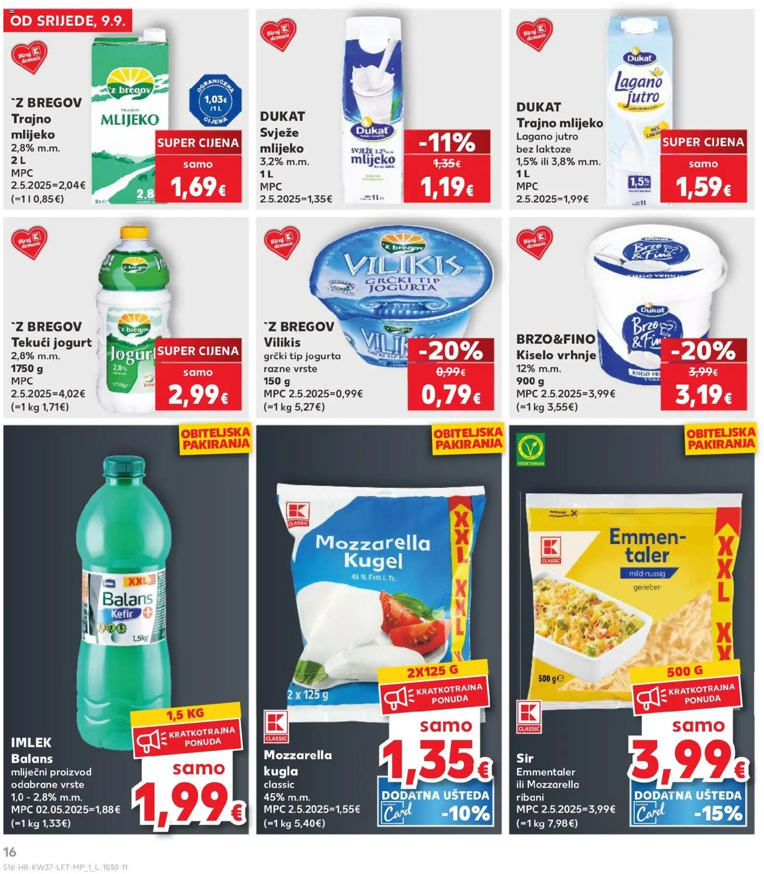 Kaufland katalog | vrijedi od 09.09.2026 | Stranica: 16