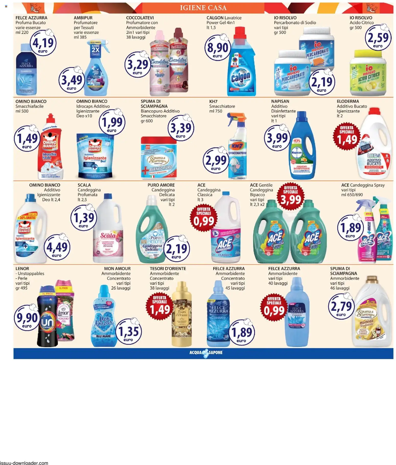 Volantino Acqua e Sapone del 25.06.2026 | Pagina: 19
