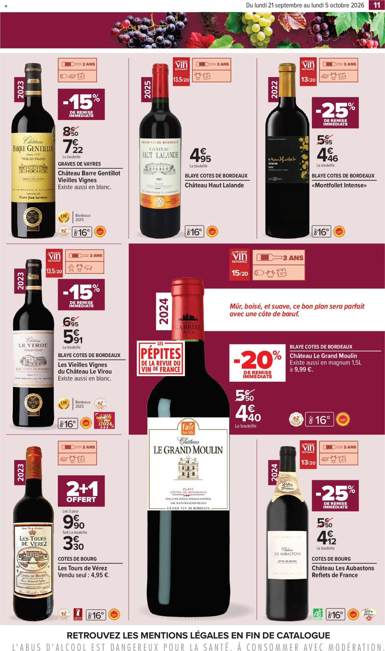 {H1} | Page: 11 | Produits: Jean, Bouteille, Magnum, Vin