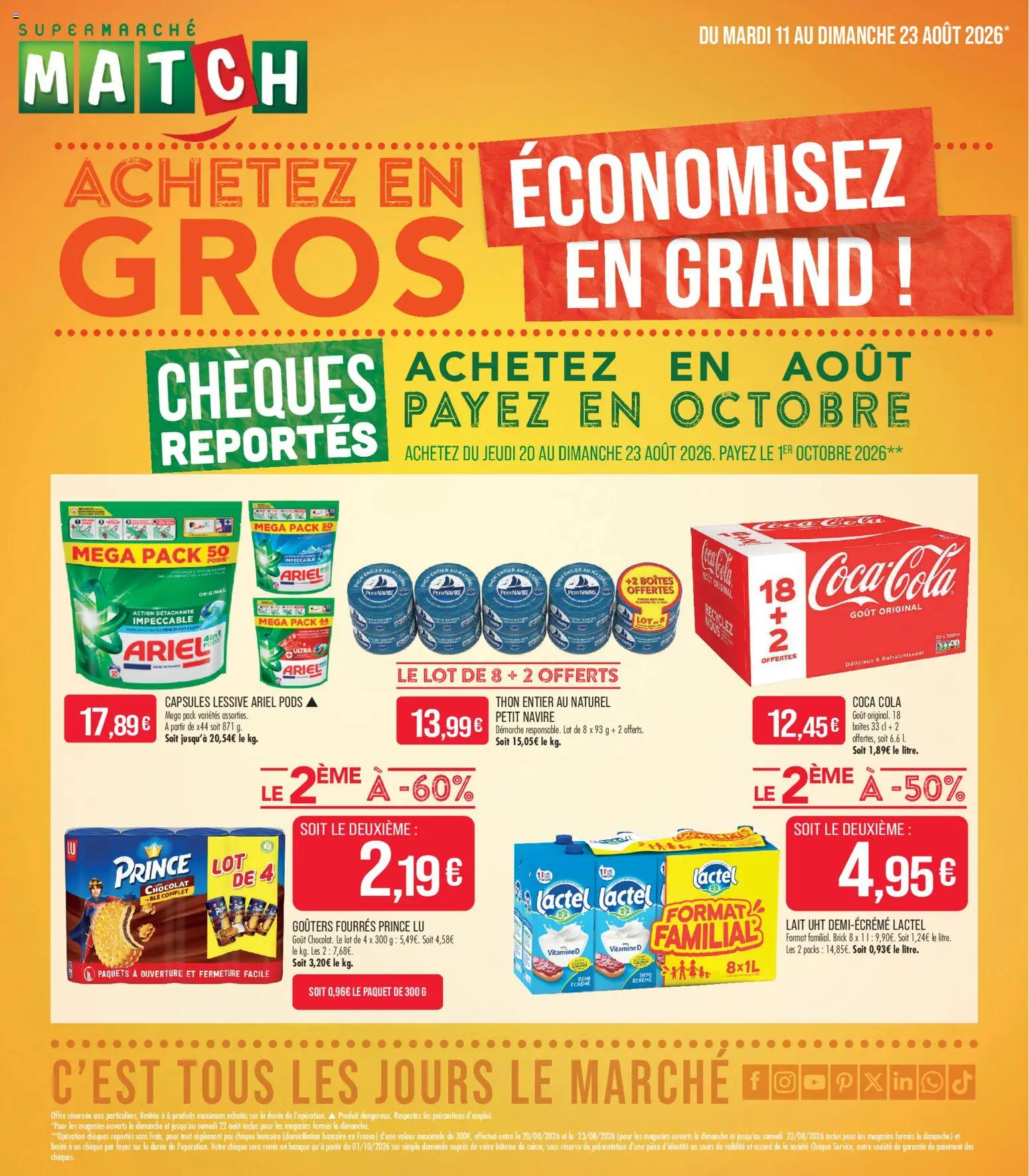 {H1} | Page: 1 | Produits: Coca, Capsules, Chocolat, Blé