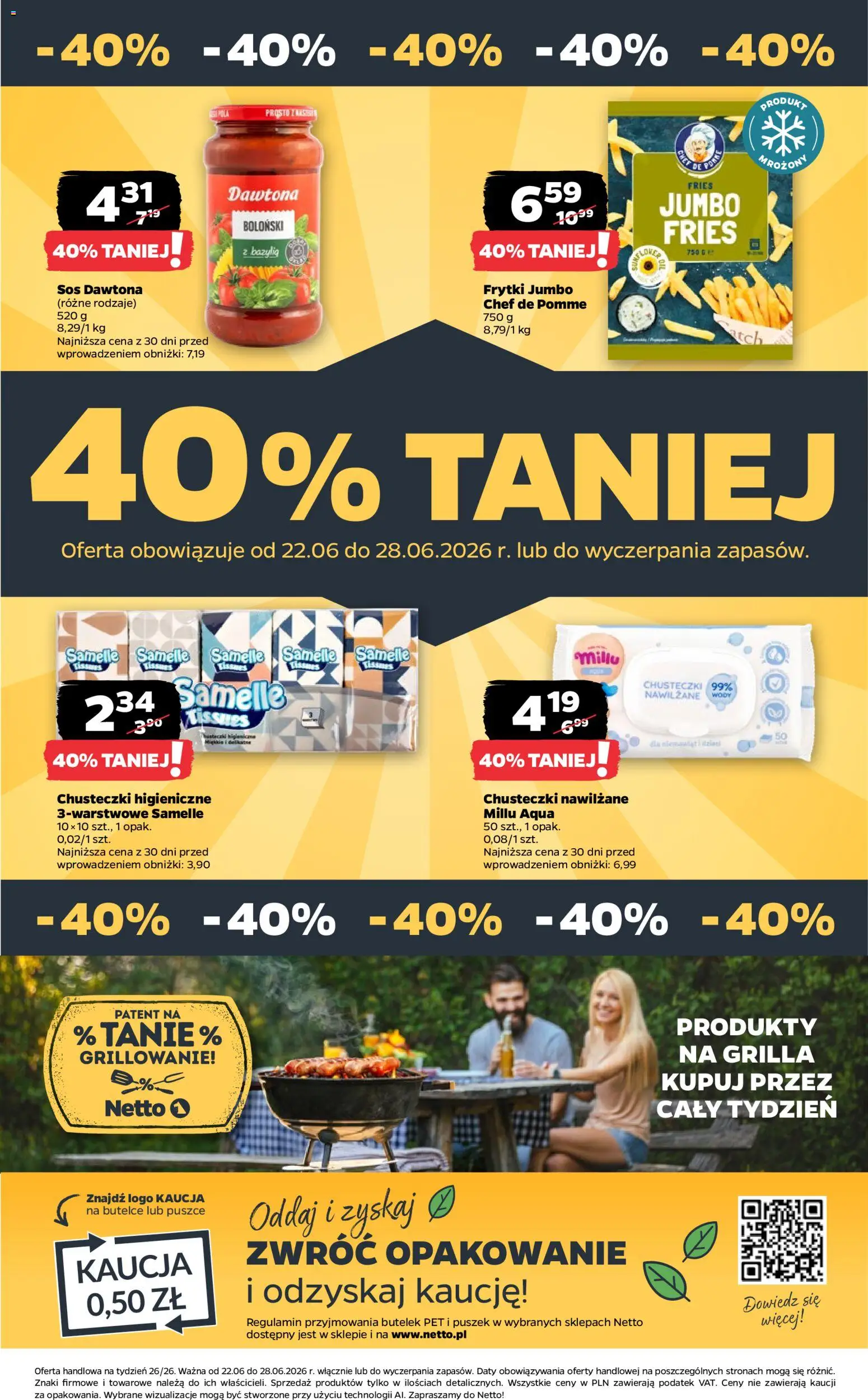 Netto gazetka od poniedziałku spożywcza od 22.06.2026 | Strona: 34