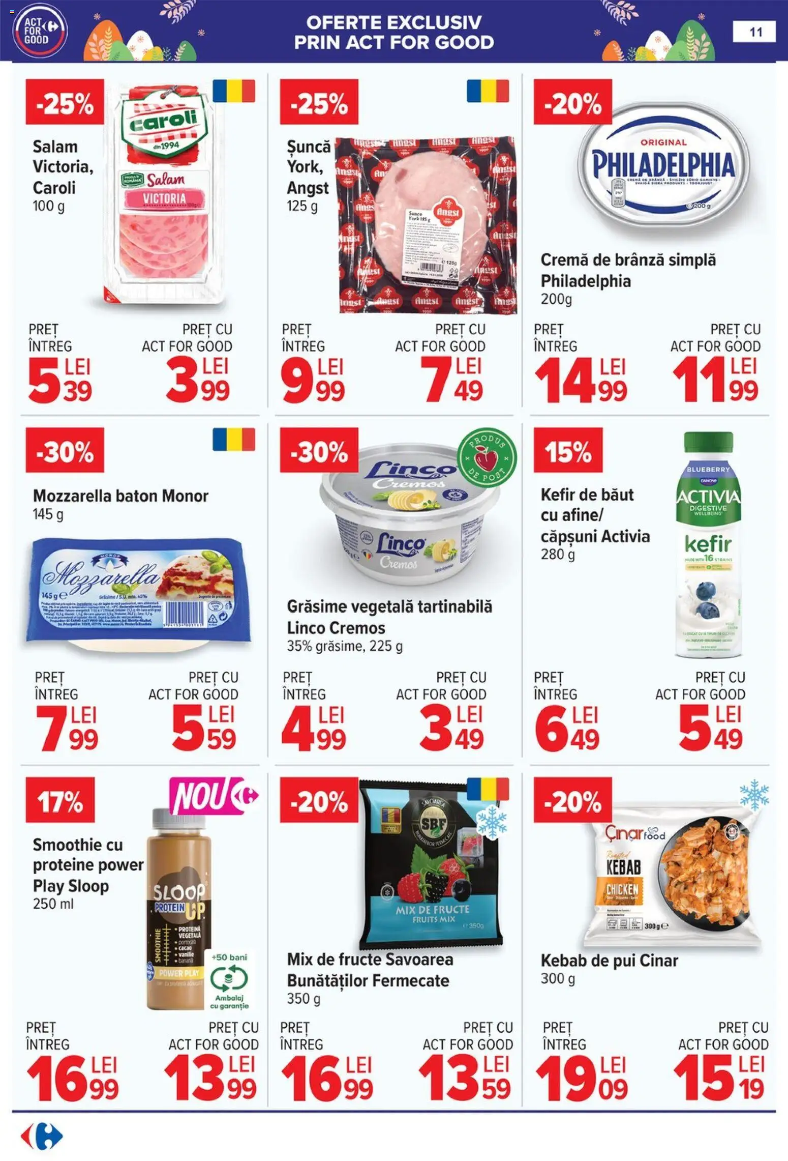 Noul catalog Carrefour – valabil de la 06.04.2026 | Pagină: 13 | Produse: Ouă, Orez, Salată, Stafide