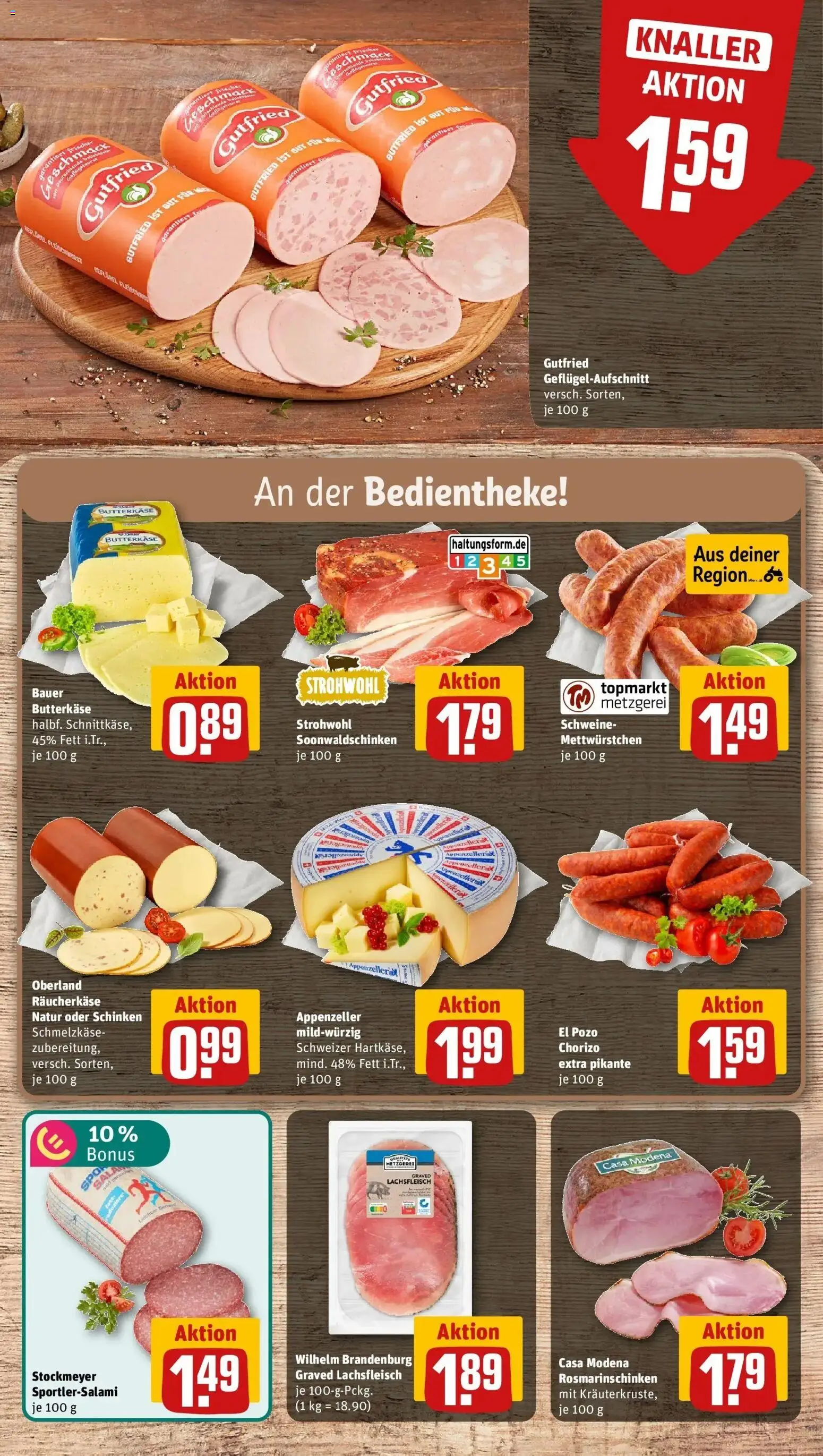 REWE Prospekt ab 07.09.2026 zum Blättern » Angebote | Seite: 10 | Produkte: Schinken