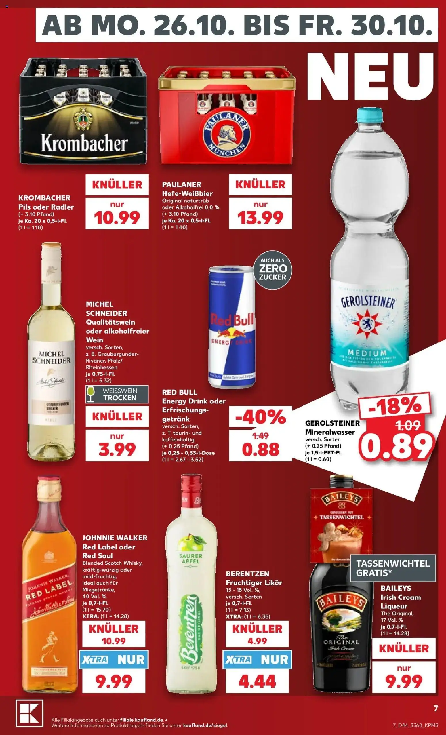 Prospekt Kaufland ab 26.10.2026 » Angebote Online zum Blättern | Seite: 7