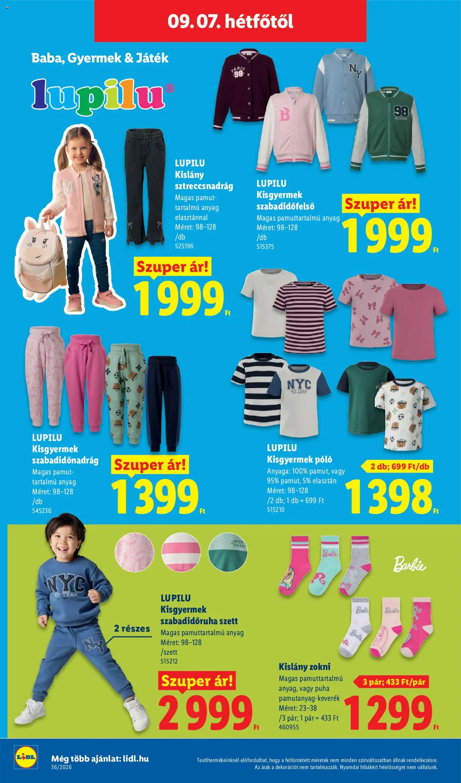 Lidl akciós ujság - amely érvényes a következő dátumtól: 2026.09.03. | Oldal: 44