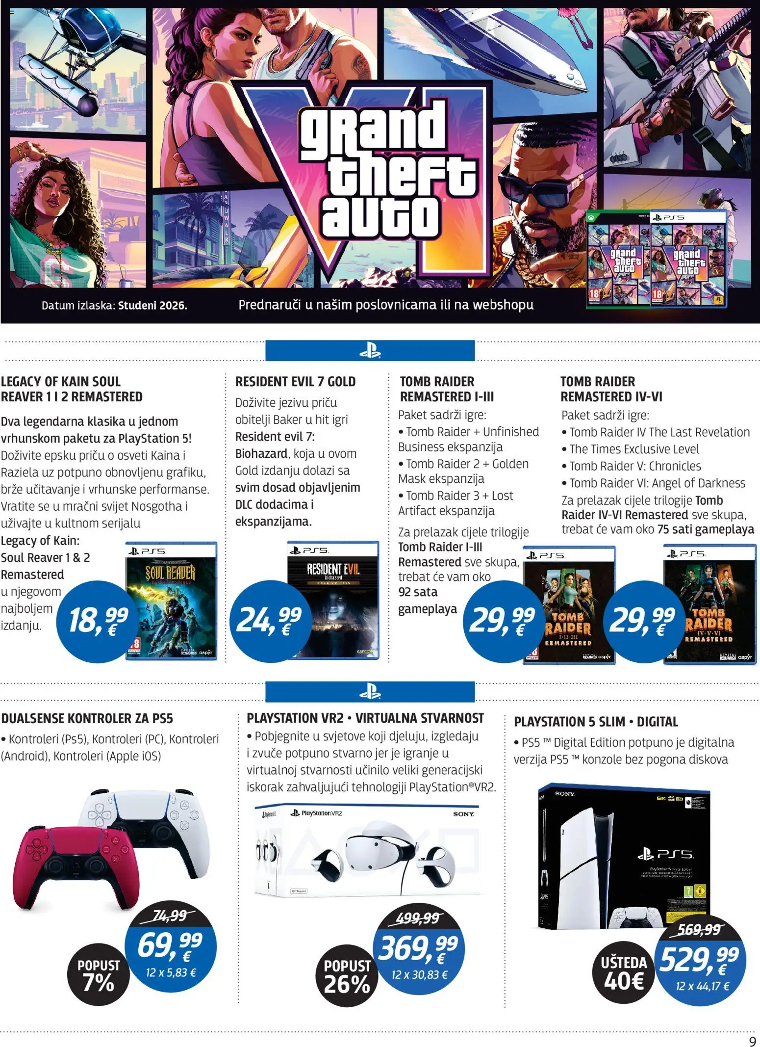 Centar Tehnike katalog | vrijedi od 20.07.2026 | Stranica: 9 | Proizvodi: Playstation
