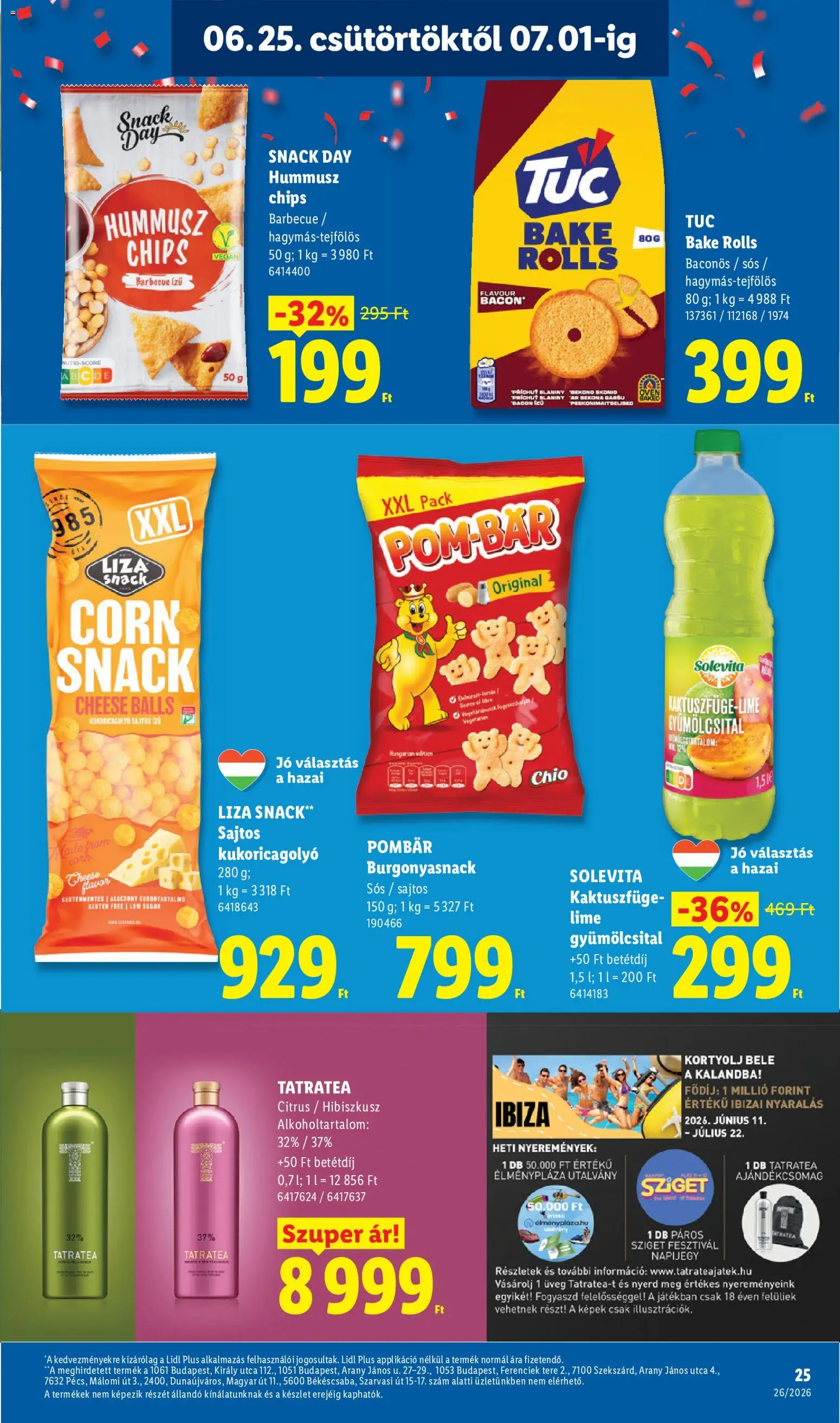 Lidl akciós ujság - amely érvényes a következő dátumtól: 25.06.2026 | Oldal: 25