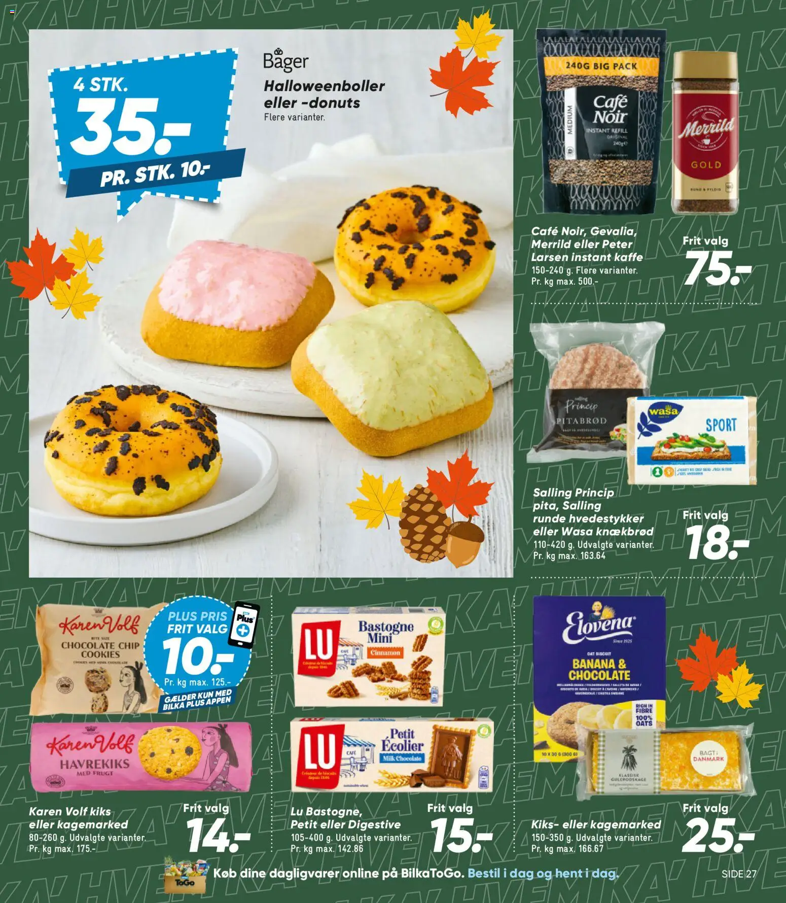 Bilka tilbudsavis – gyldig fra 25/09/2026 | Side: 38 | Produkter: Pitabrød, Kiks, Cookies, Havrekiks