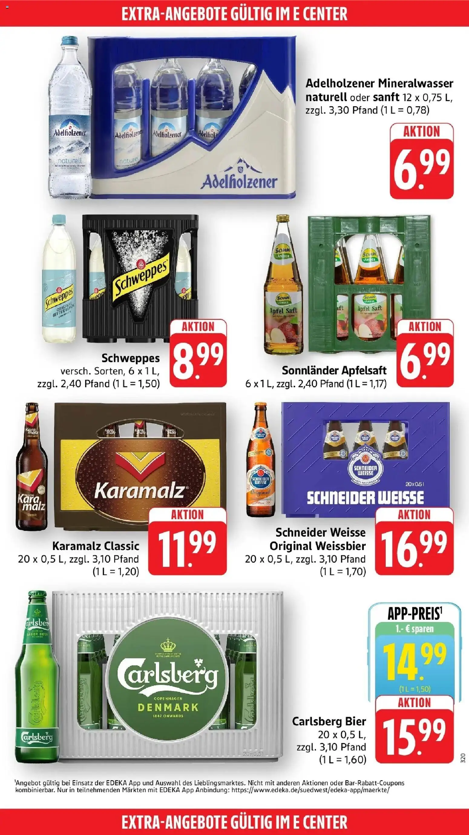 Edeka Prospekt Kaiserslautern (ab 07.09.2026) » Angebote Online | Seite: 46 | Produkte: Carlsberg, Bier, Weißbier, Äpfel