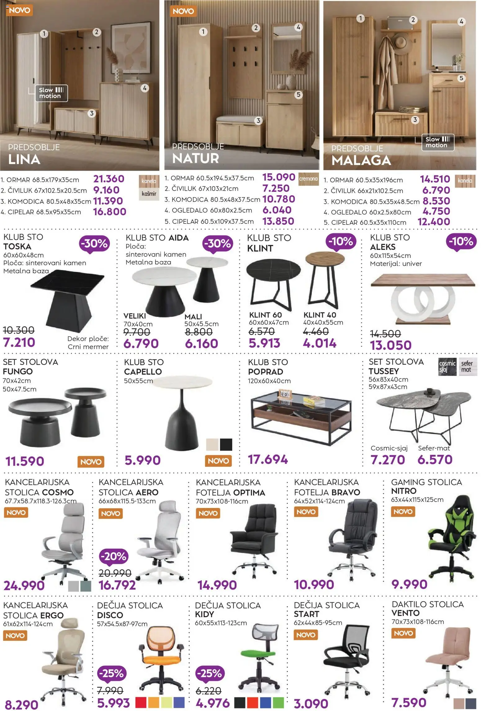 Matis katalog - važi od 01.06.2026 | Strana: 6 | Proizvode: Stolica, Ormar, Civiluk, Cipelar