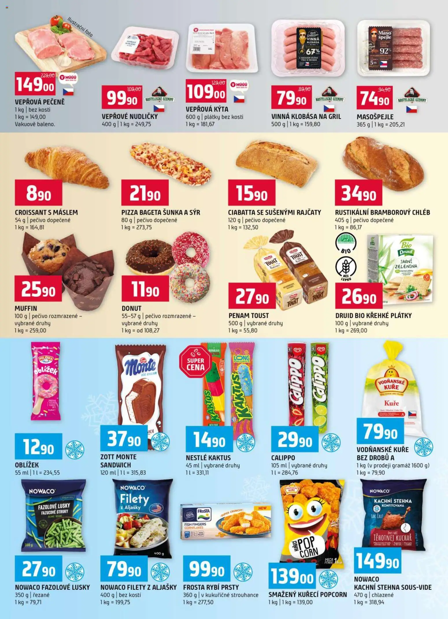 Terno leták od 27.05.2026 | Strana: 3 | Produkty: Donut, Šunka, Kachni stehna, Croissant