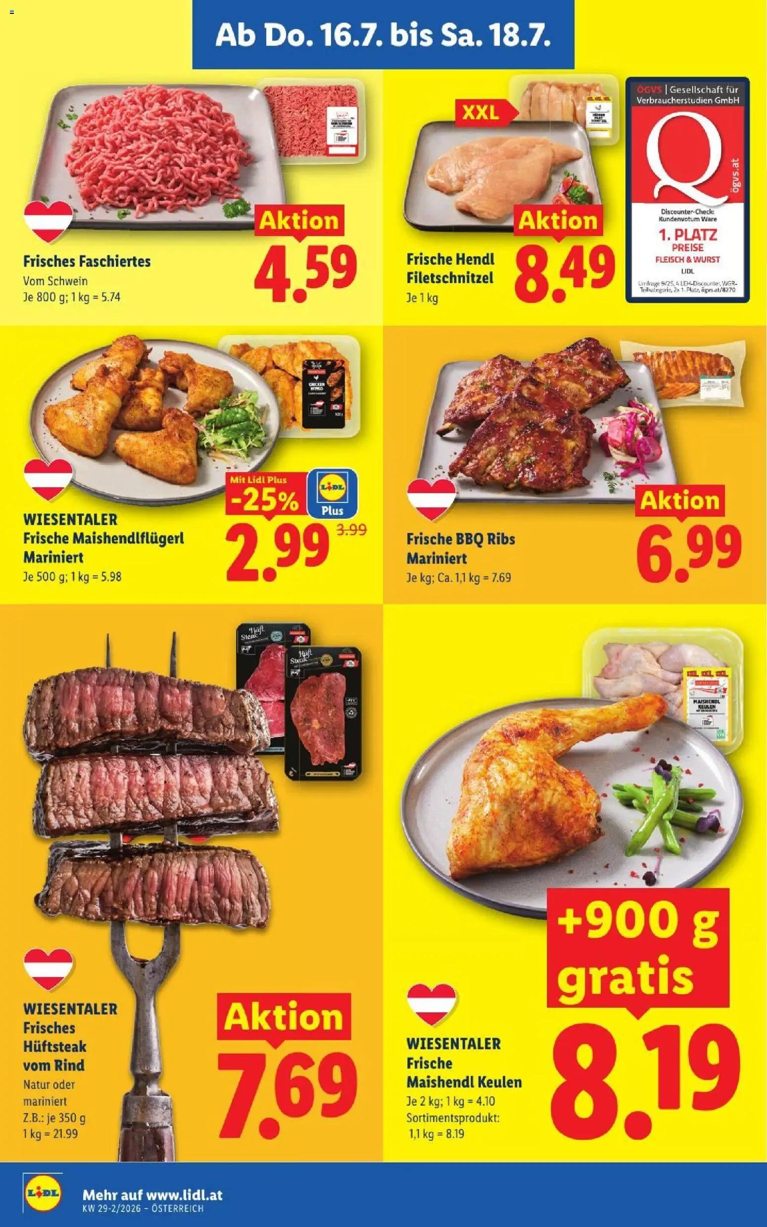Lidl - Flugblatt gültig ab 16.07.2026 | Seite: 8 | Produkte: Wurst