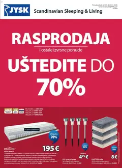JYSK Katalog - Pregled kataloga iz trgovine JYSK, vrijedi od 03.06.2026