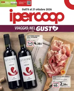 Anteprima del volantino Ipercoop volantino Viaggio Nel Gusto valido a partire dal 08/10/2026