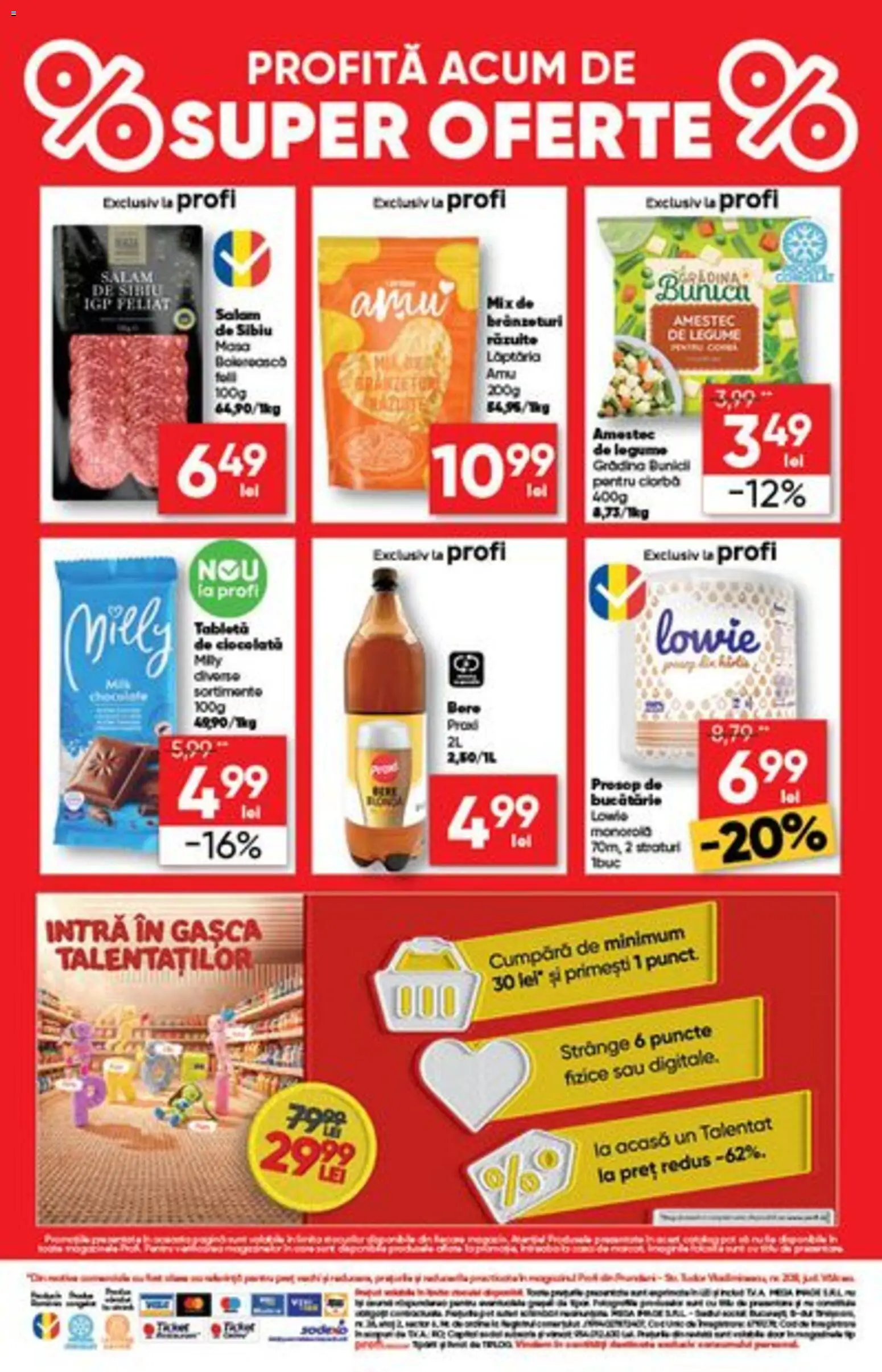 Noul catalog Profi – valabil de la 22.10.2026 | Pagină: 4 | Produse: Tabletă, Bucătărie, Ciocolată, Salam