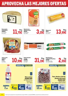 Vista previa Makro Precios Centro válido desde el 20/07/2026 | Página: 4 | Productos: Queso de vaca, Jamón, Pizza, Salmón ahumado
