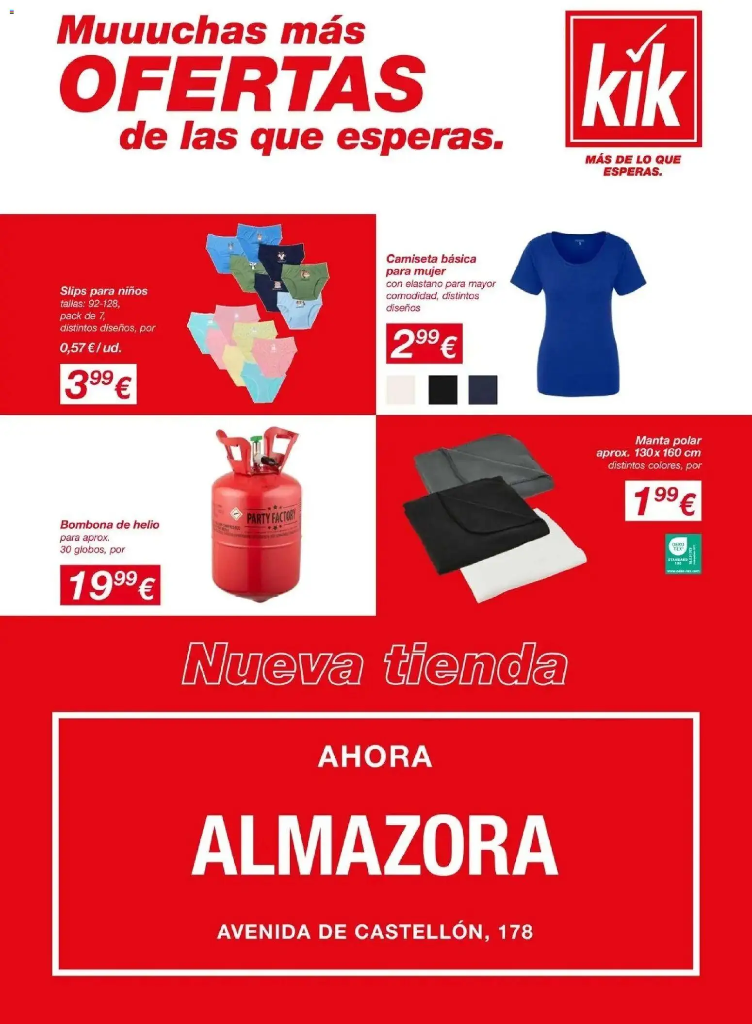 KIK Folleto 18/09/2026 - 21/09/2026 | Página: 1 | Productos: Manta, Camiseta básica