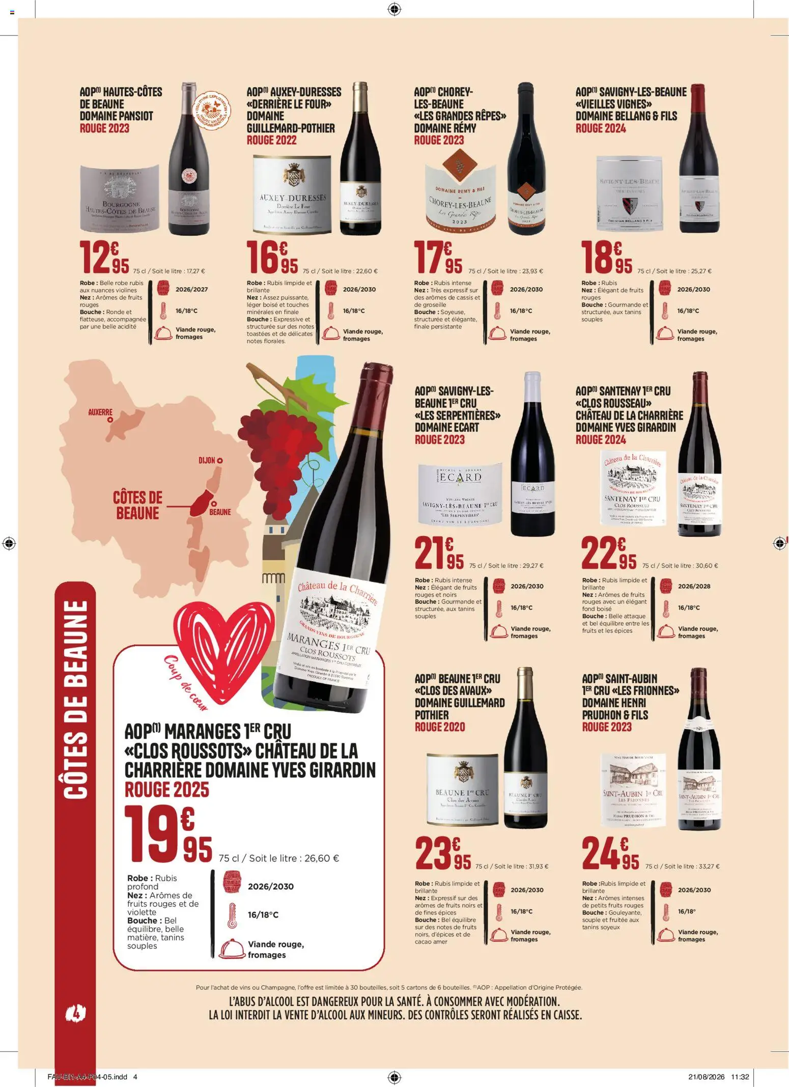 {H1} | Page: 4 | Produits: Cassis, Groseille, Fruits, Bourgogne