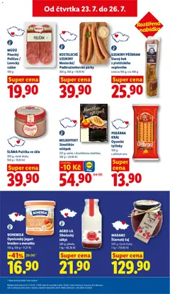 Náhled letáku PEKÁRNA KRÁL Opavské tyčinky, PEKÁRNA KRÁL Opavské tyčinky 100 g, s příchutí sýru od 23.07.2026 | Strana: 19