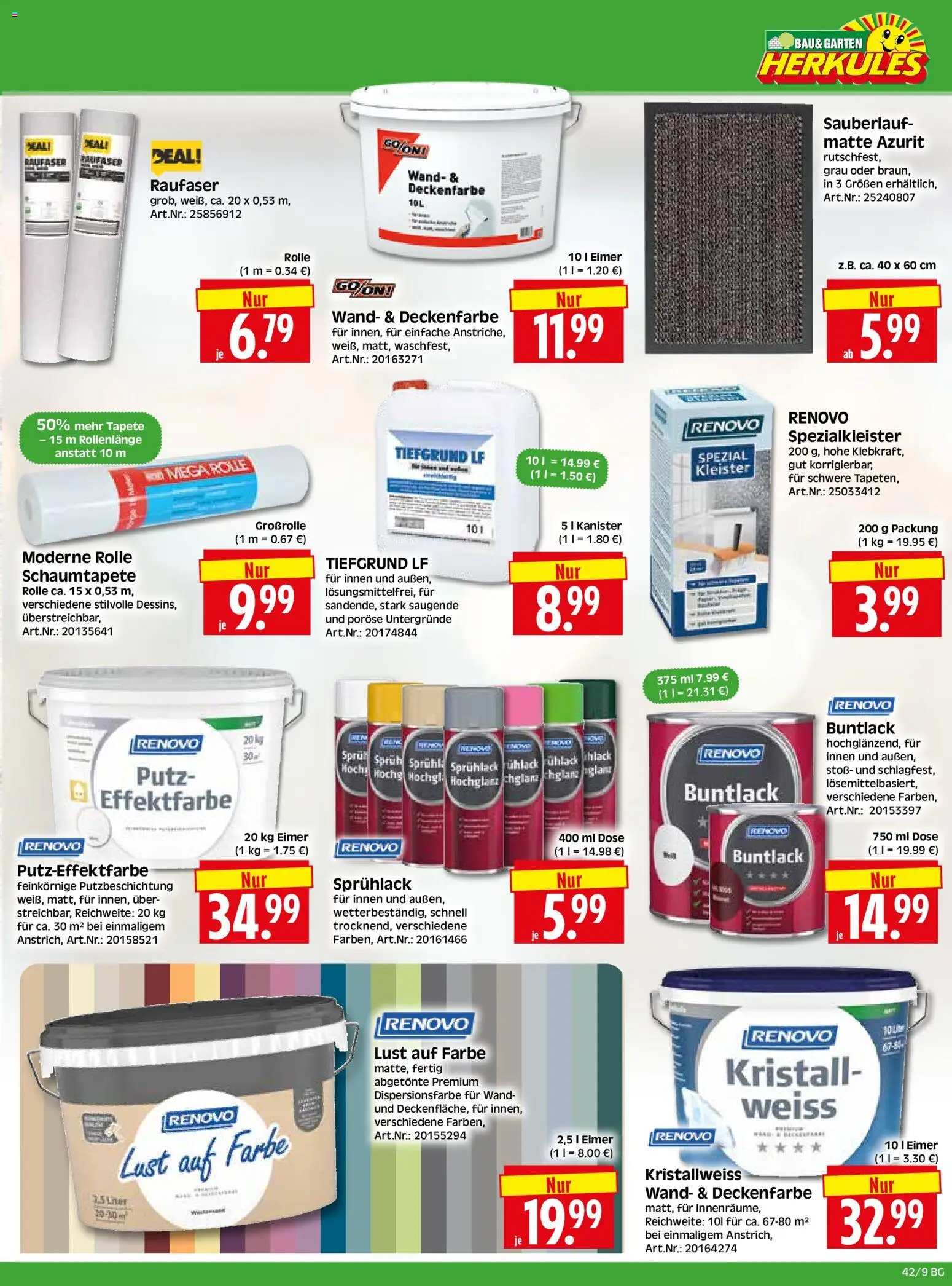 HERKULES Bau & Garten – gültig ab 12.10.2026 | Seite: 9
