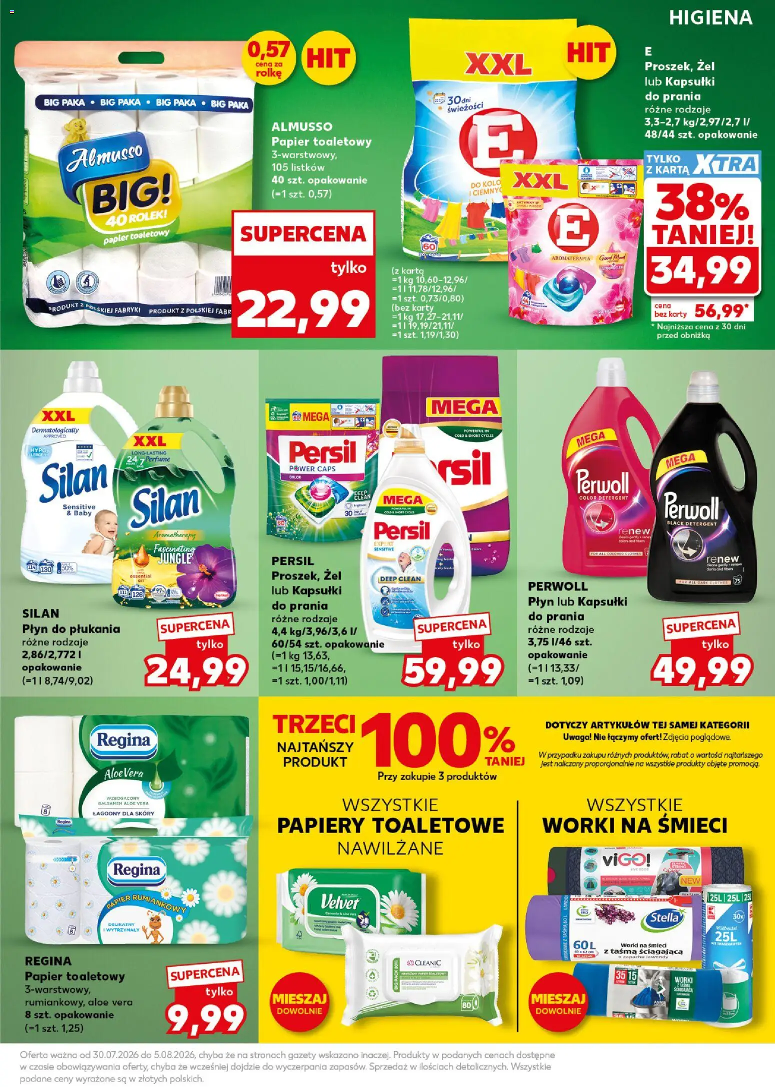 Kaufland Polsko leták - Mocny start od 03.08.2026 | Strana: 19 | Produkty: Kolo, Perwoll, Aloe vera, Persil