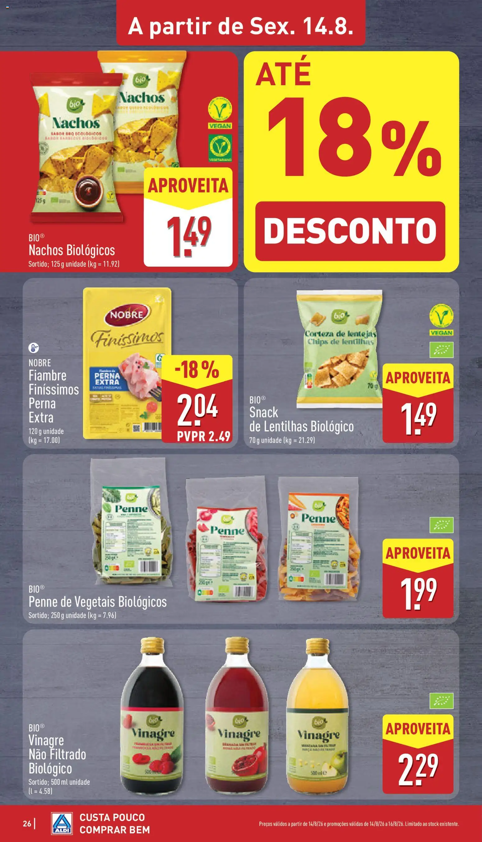 Aldi folheto │ válido de 10/08/2026 | Página: 26 | Produtos: Vinagre