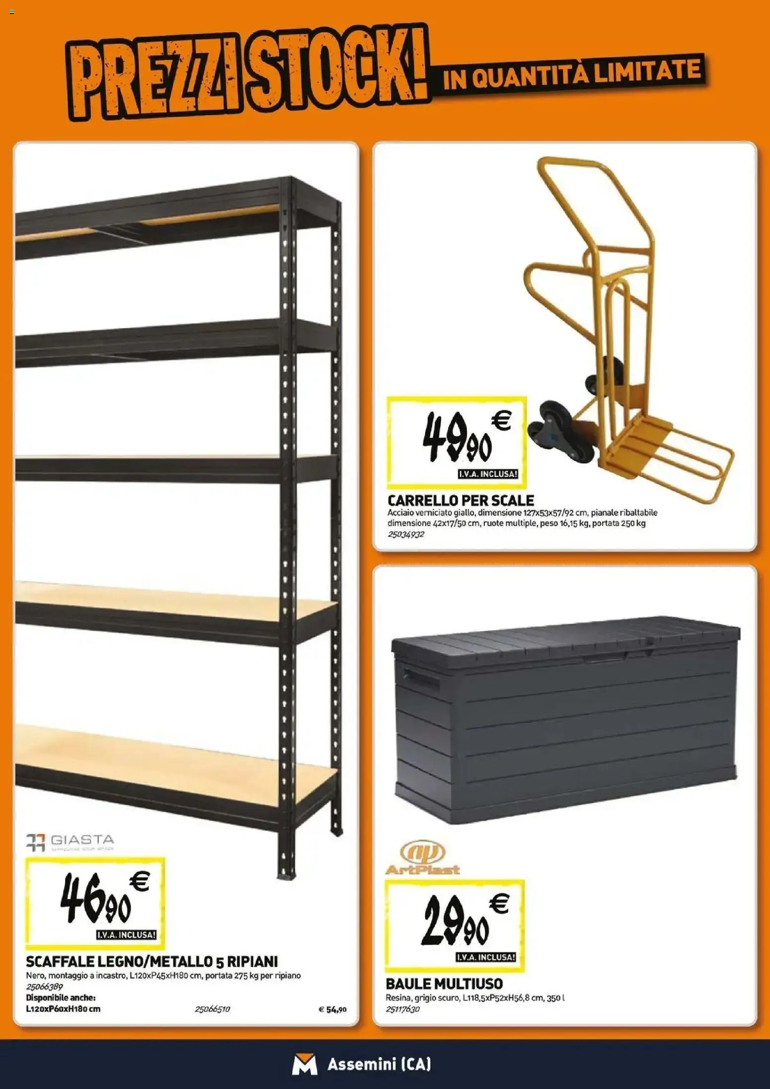 Volantino TECNOMAT del 23.04.2026 | Pagina: 15 | Prodotti: Ripiano, Carrello, Scaffale, Baule