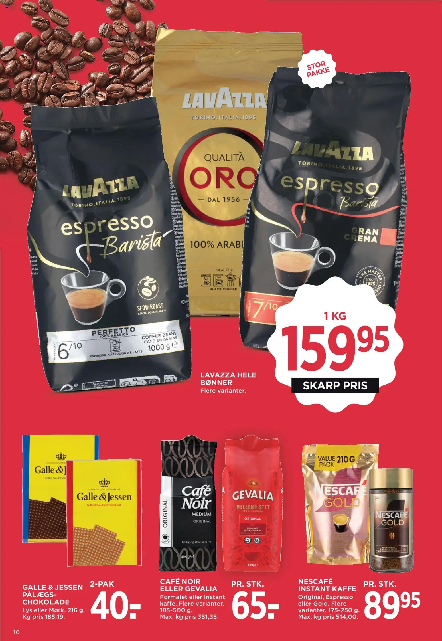 Meny tilbudsavis – gyldig fra 17/07/2026 | Side: 18 | Produkter: Kaffe, Chokolade, Bønner, Instant Kaffe
