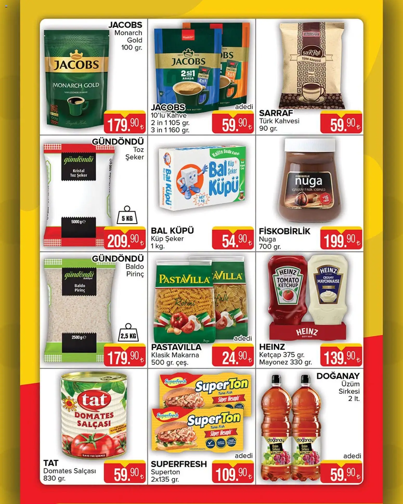Seyhanlar Market Katalog - 10 Eylül 2026 tarihinden itibaren geçerlidir | Sayfa: 3 | Ürünler: Domates, Şeker, Makarna, Toz şeker