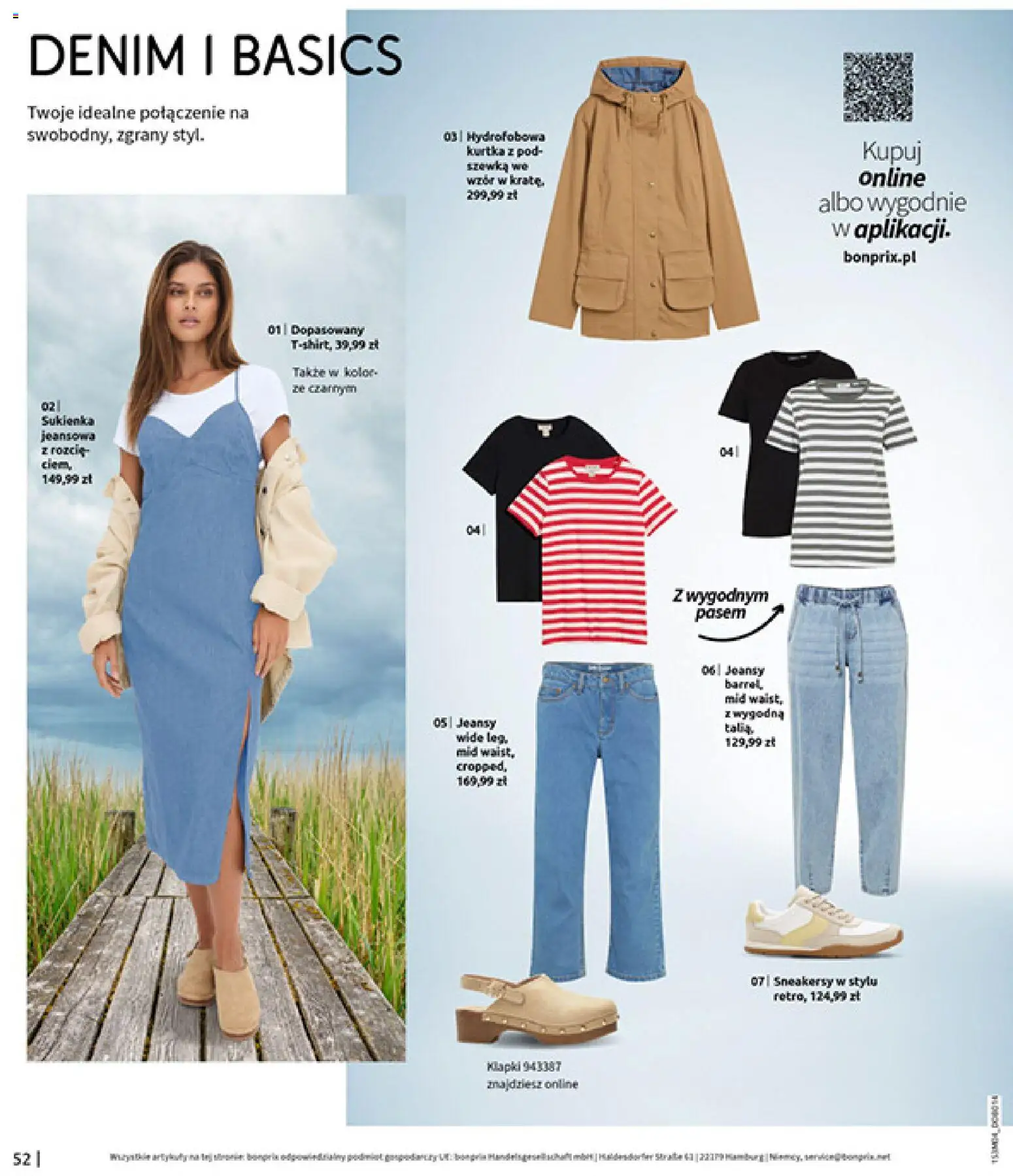 BonPrix Katalog od 30.03.2026 | Strona: 54 | Produkty: Kurtka, Klapki, Sukienka