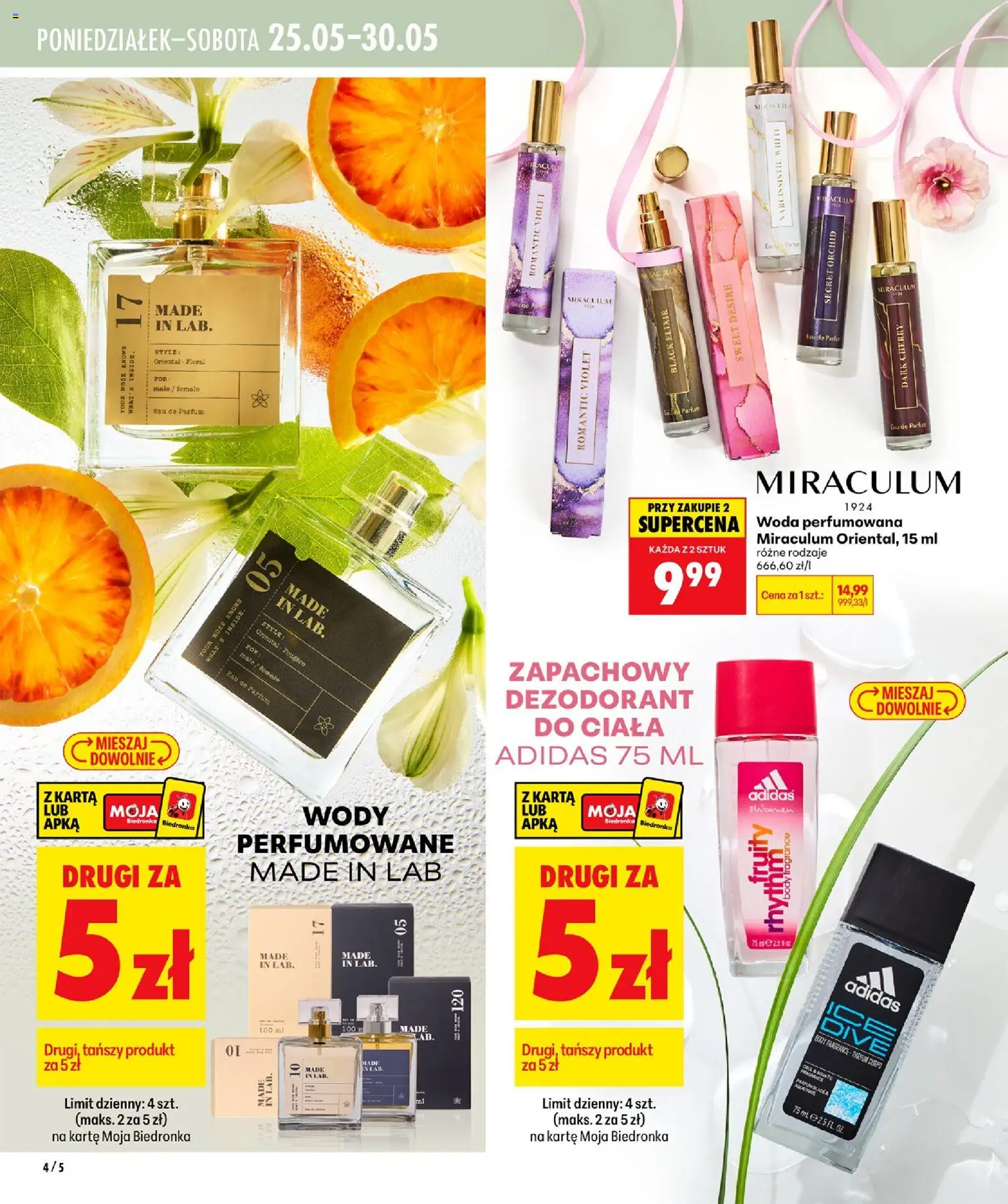 Biedronka gazetka - Mamy piękne strony od 21.05.2026 | Strona: 4 | Produkty: Karta, Body, Dezodorant, Woda