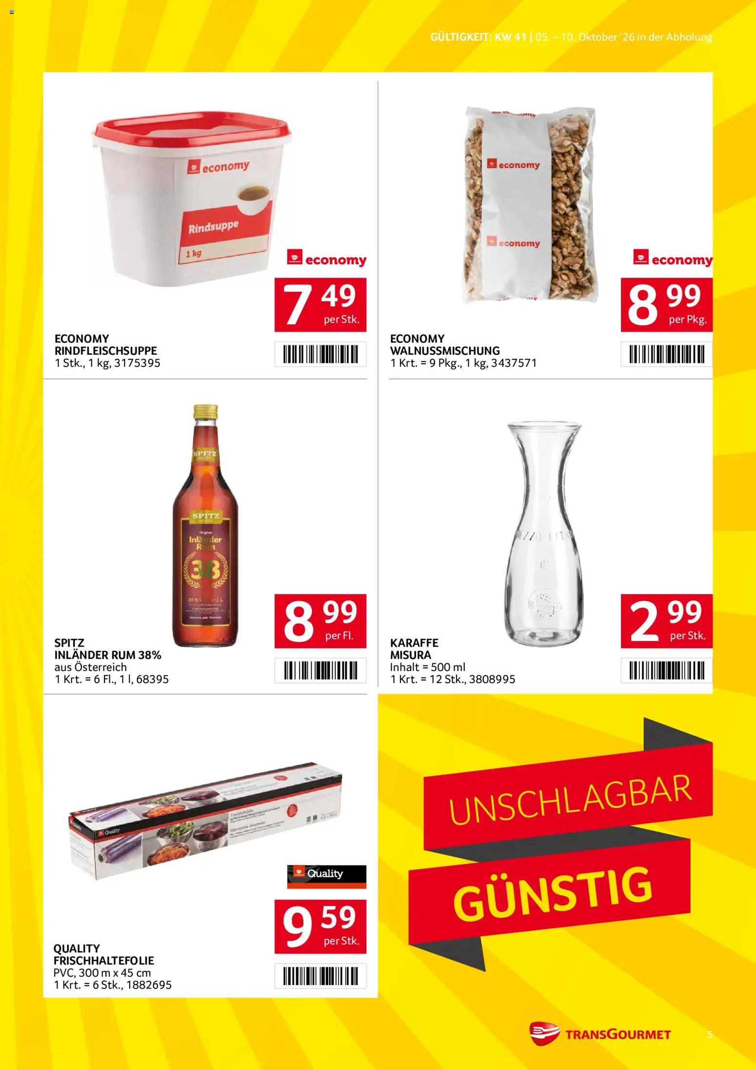 Transgourmet Flugblatt gültig ab 05.10.2026 | Seite: 5