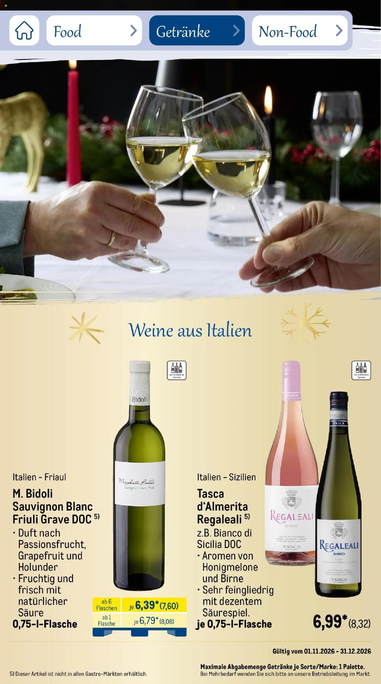 Metro Saisonkatalog Festtage voller Genuss – gültig ab 01.11.2026 | Seite: 62 | Produkte: Duft, Honigmelone, Grapefruit, Birne