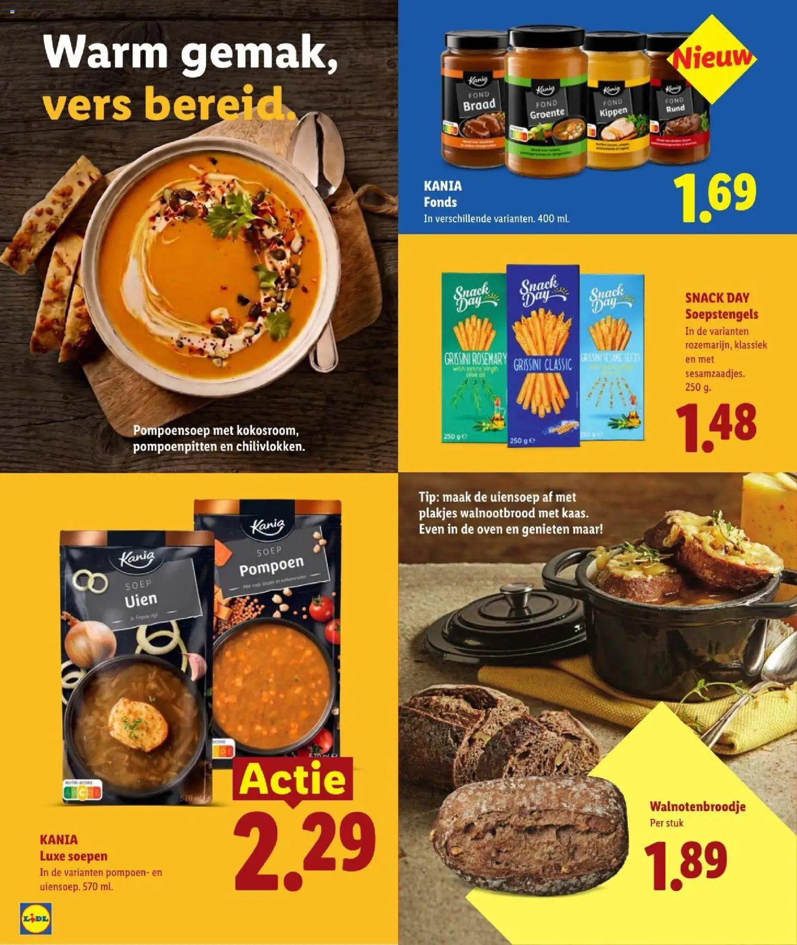 {H1} | Pagina: 8 | Producten: Pompoen, Kippen, De oven, Soepen