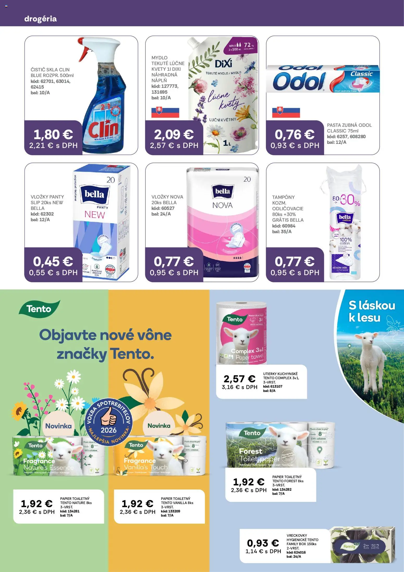 Nové Labaš akcie – leták je platný od 14.08.2026 | Strana: 36 | Produkty: Pór, Toaletný papier, Kvety, Utierky