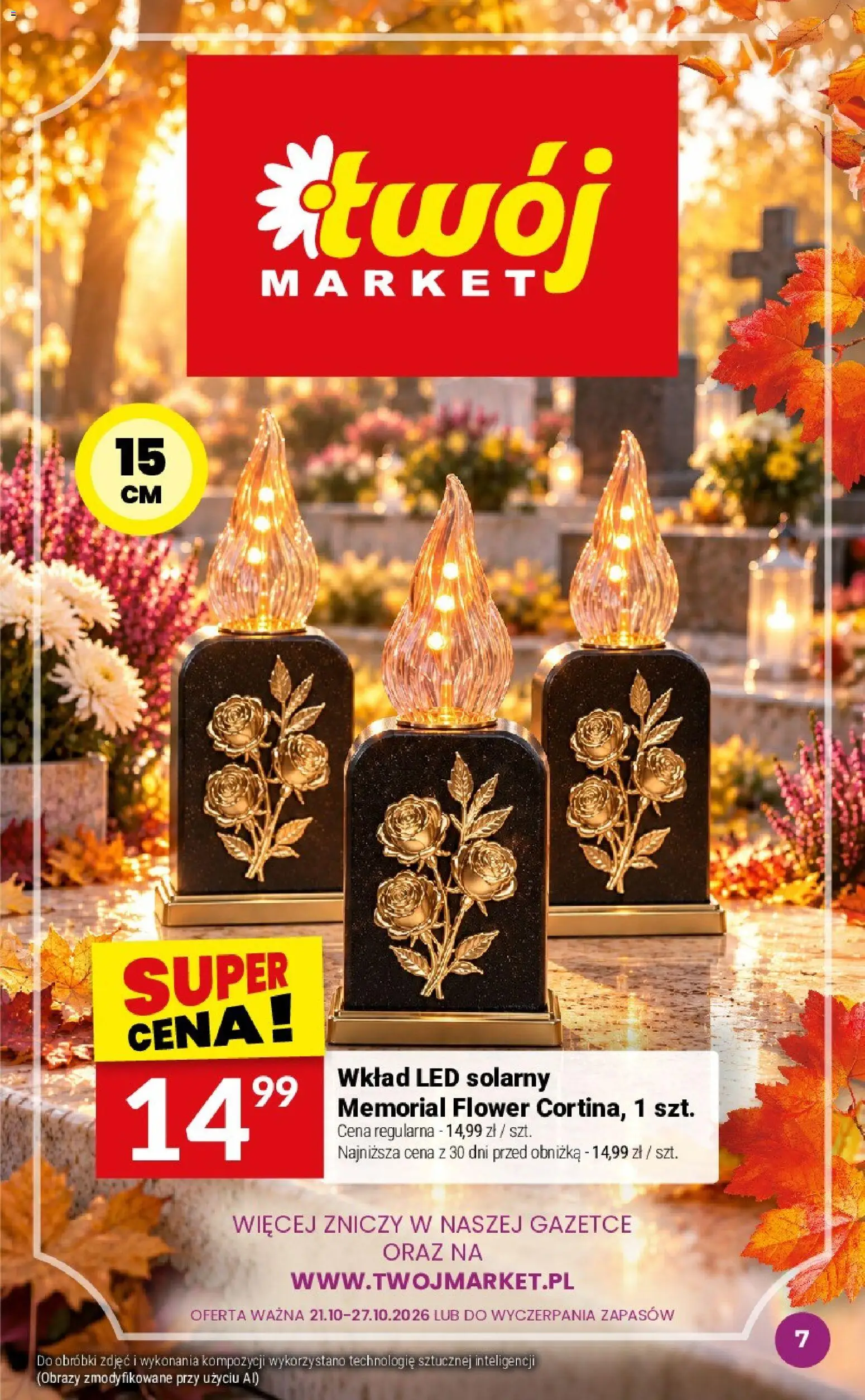Twój Market gazetka - Znicze od 21.10.2026 | Strona: 7