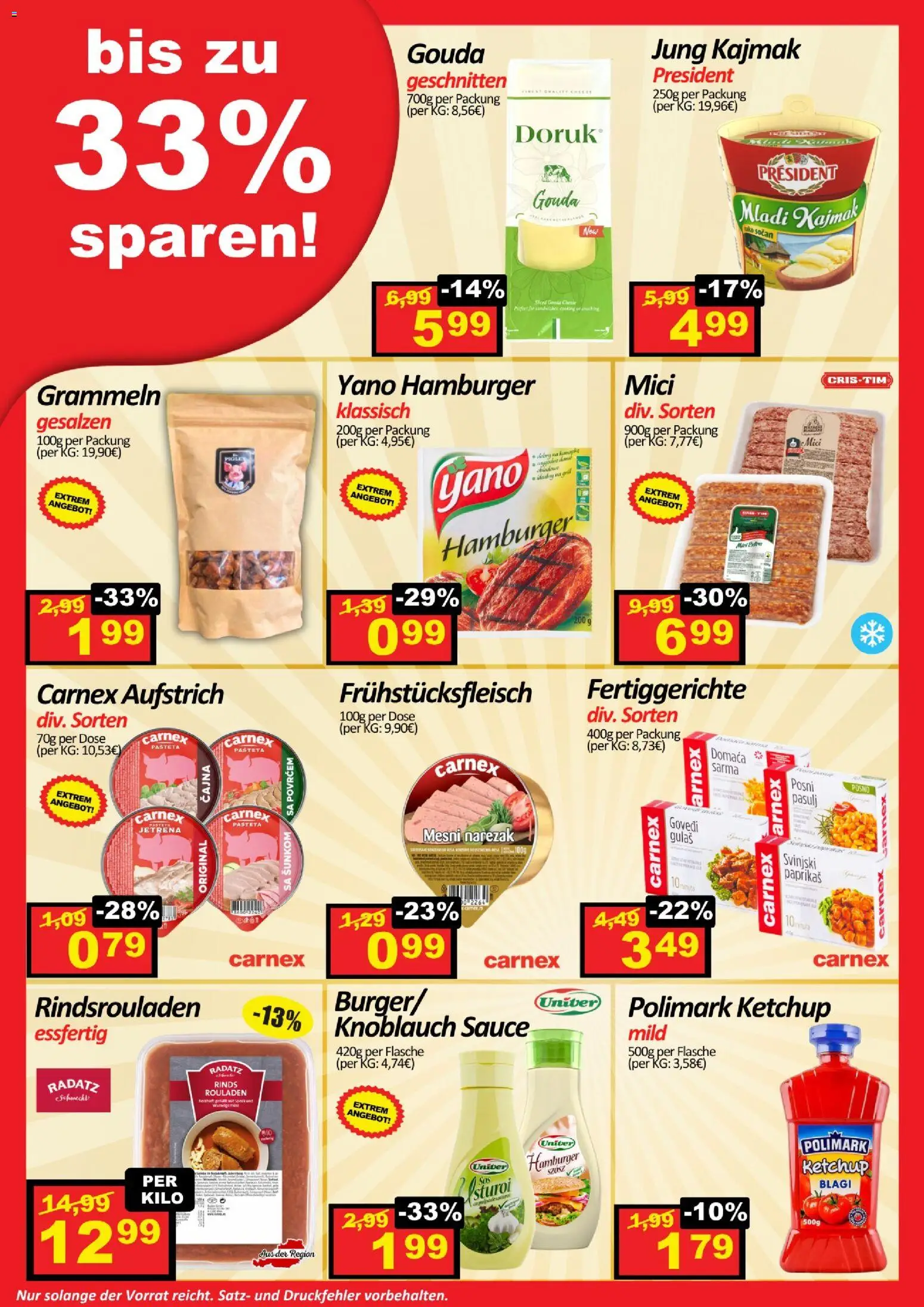 Wurstico Abholmarkt Flugblatt gültig ab 25.06.2026 | Seite: 3 | Produkte: Ketchup, Fertiggerichte, Knoblauch