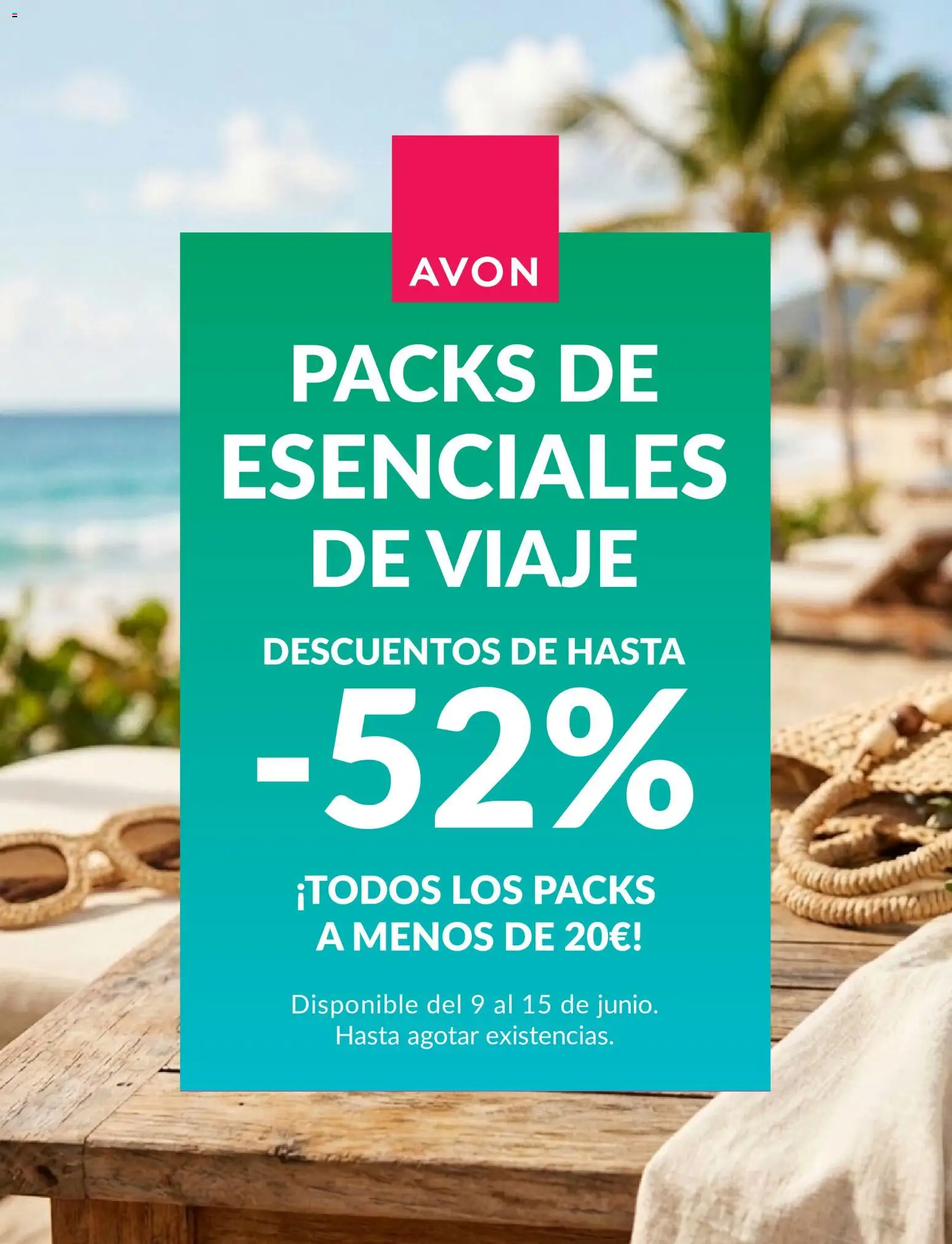Avon Packs de esenciales de viaje │ válido desde el 09.06.2026 | Página: 1