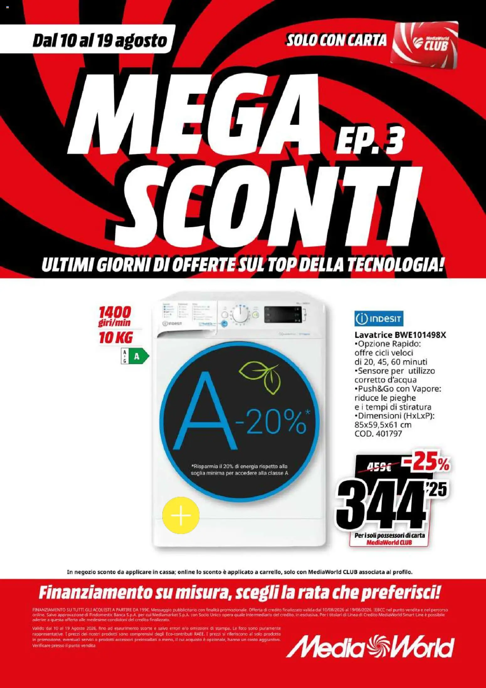 Volantino Media World del 10/08/2026 | Pagina: 48