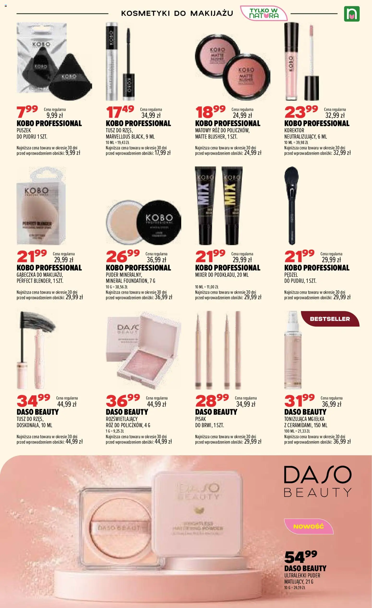 Drogerie Natura gazetka od 21.07.2026 | Strona: 5 | Produkty: Kosmetyki, Korektor, Puder, Róż