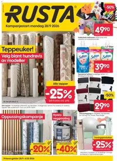 Forhåndsvisning av Rusta kundeavis gyldig fra 28/09/2026