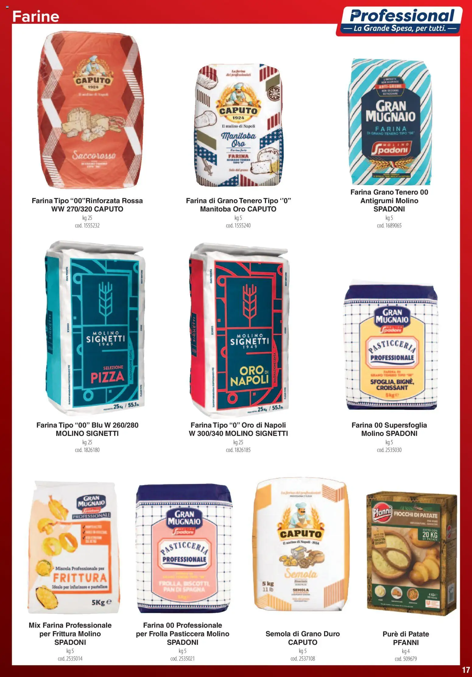 Volantino Carrefour del 01.06.2026 | Pagina: 17 | Prodotti: Pizza, Biscotti, Fiocchi, Patate