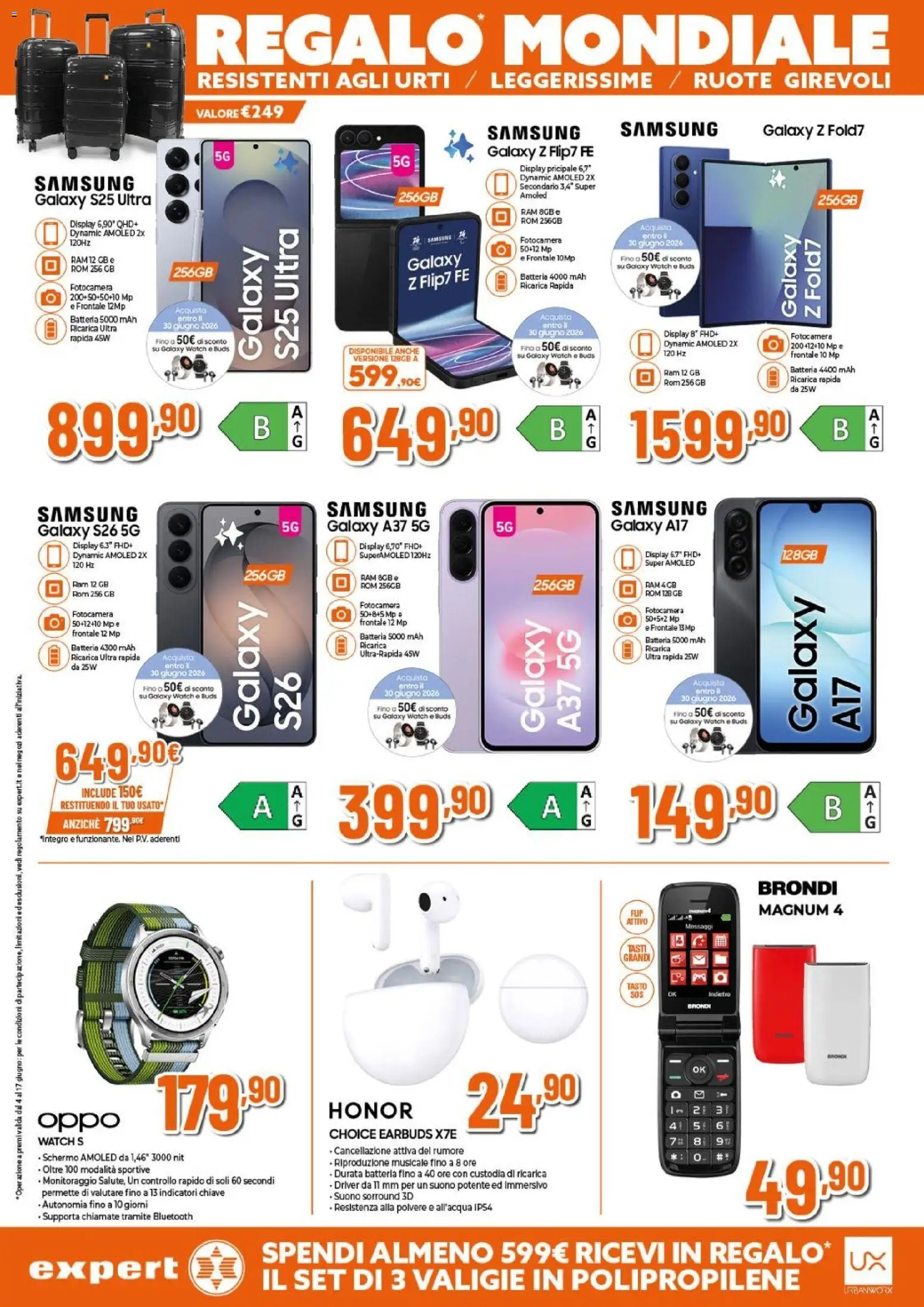 Volantino Expert del 04.06.2026 | Pagina: 13 | Prodotti: Schermo, Samsung Galaxy, Fotocamera, Samsung